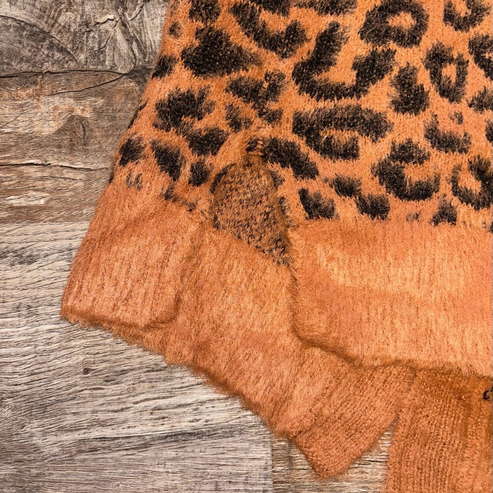 NWT Maurices Leopard Print Cardigan - Brown and Black Size Medium - Picture 9 of 9